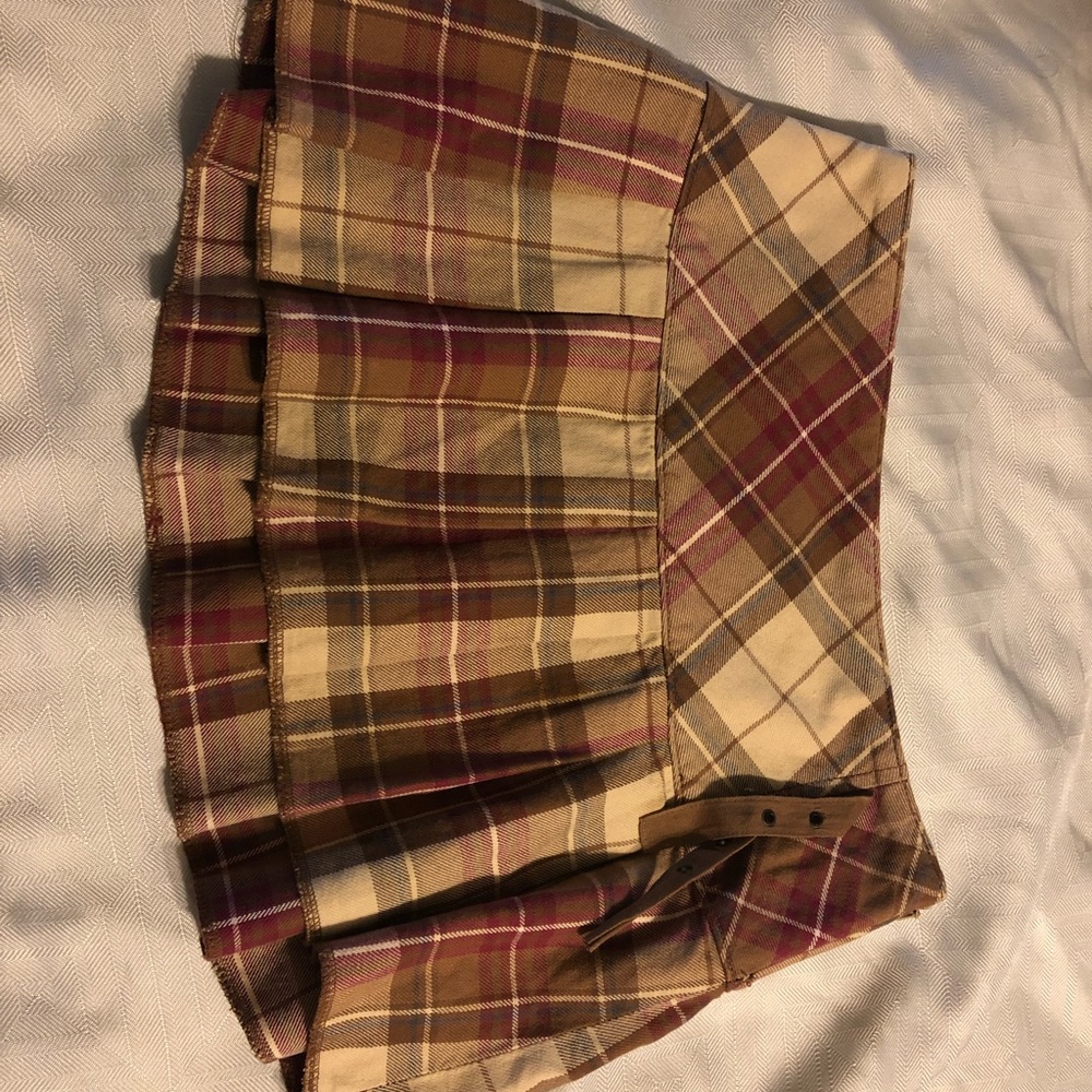 Abercrombie plaid mini skirt